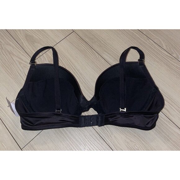 Fredericks of Hollywood Exxtreme Bra Lined Underwire Womens 36B Black New Nwt - Picture 4 of 7